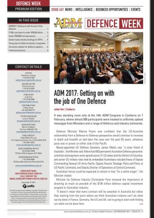 ADM's Defence Week Premium 431 PDF Version
